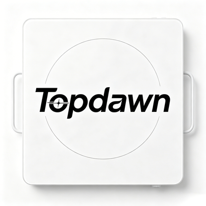 Topdawn Portable Single Burner Induction Cooktop, Adjustable Knob Control Electric Induction Cooker, Glass Surface Countertop Hot Plate, Energy Efficient Compact Induction Stove for Kitchen RV Camping Dorm Apartment
