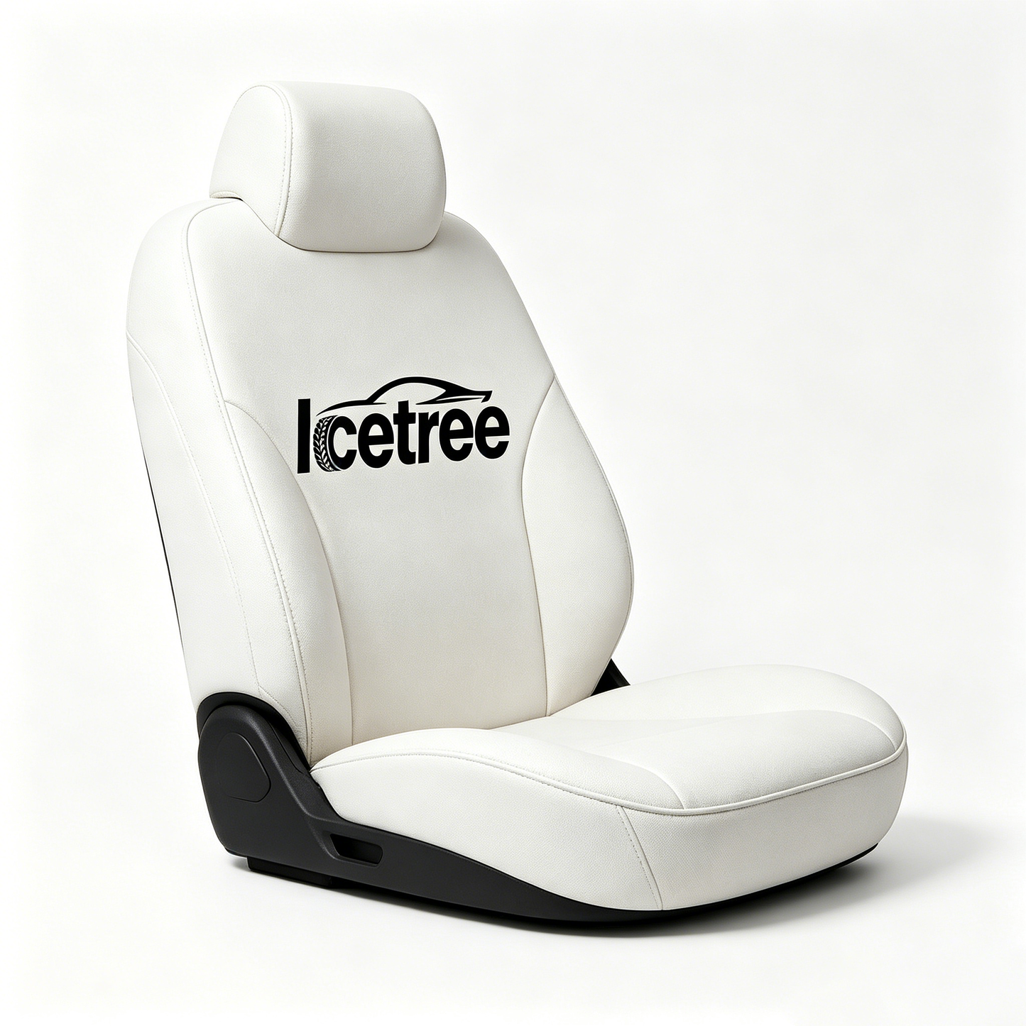 Icetree Premium PU Leather Car Seat Cover, Full Wrap Breathable Auto Seat Protector, Universal Soft Comfort Car Seat Cushion for Most Vehicles