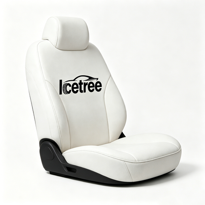Icetree Premium PU Leather Car Seat Cover, Full Wrap Breathable Auto Seat Protector, Universal Soft Comfort Car Seat Cushion for Most Vehicles