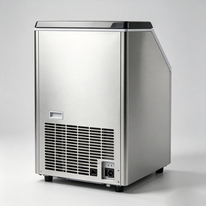 Watercity Ice Maker Machine, 24H Stainless Steel Countertop Ice Machine, 24pcs/12Mins Quick Ice Making, Auto Clean, Portable Ice Maker with Scoop & Basket for Home, Bar, Restaurant, Office