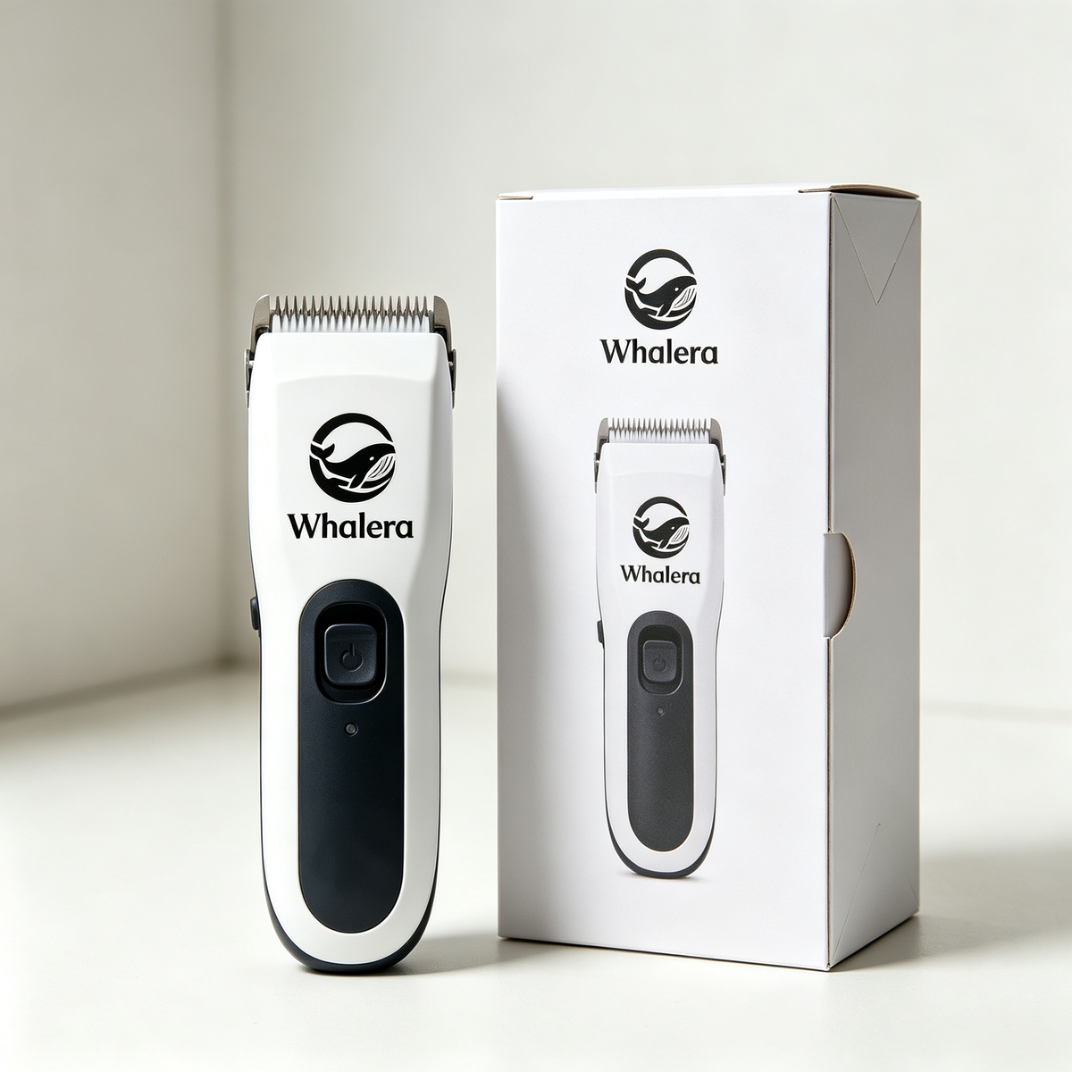 Whalera Cordless Hair Clippers for Men, Rechargeable Electric Hair Trimmer, Professional‑Silent Home Haircut Grooming Clipper for Family Use