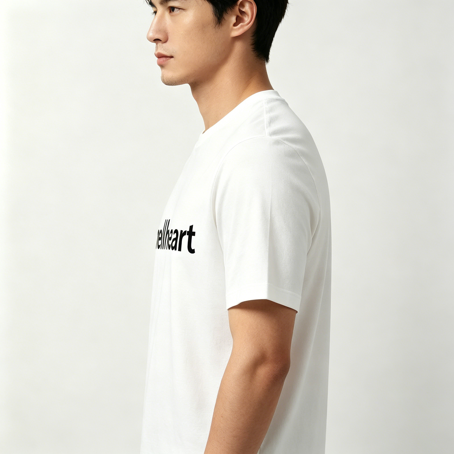 Smellheart Crew Neck Short Sleeve T-Shirt, Casual Soft Cotton Basic Tee, Fashion Loose Fit Everyday Summer Top
