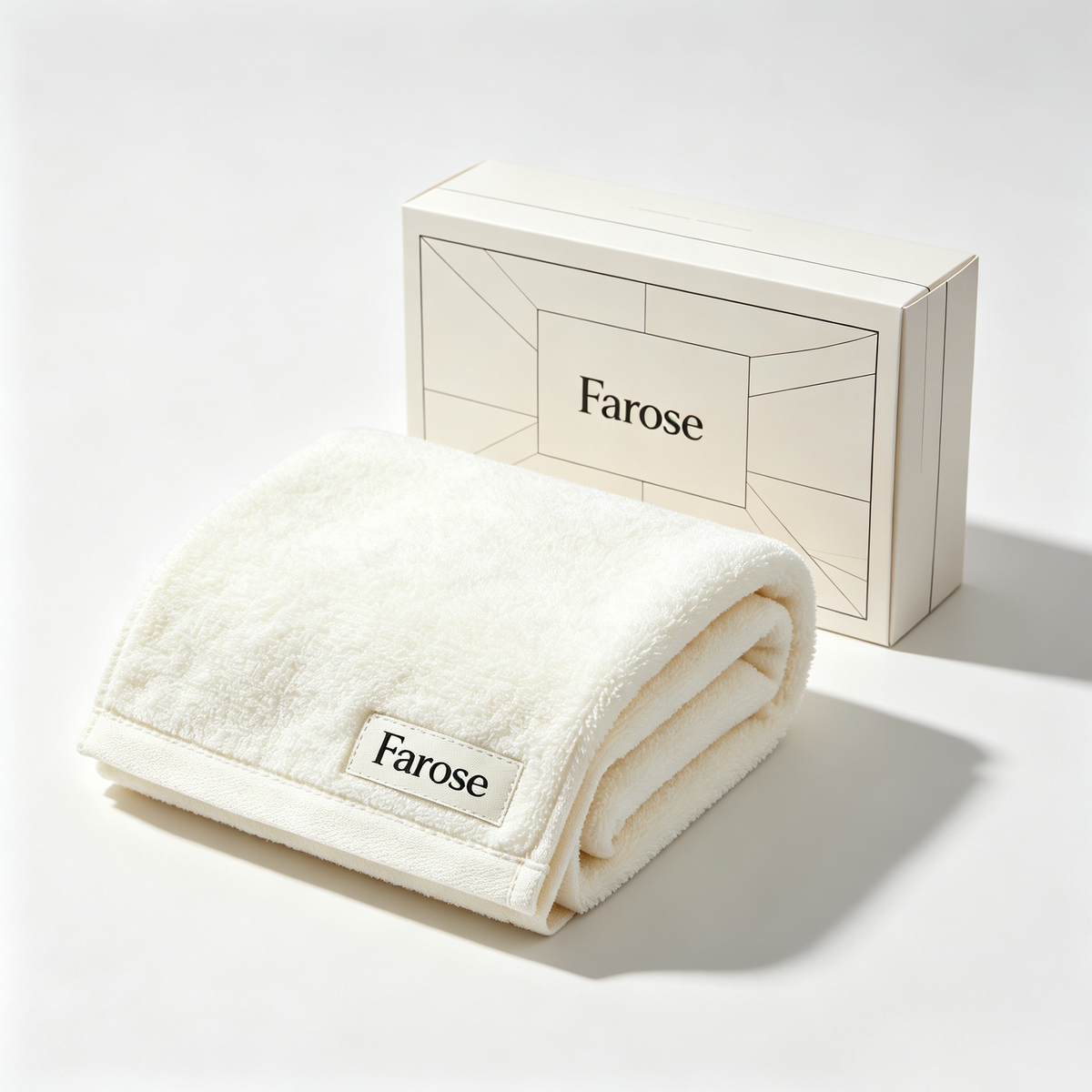 Farose Soft Absorbent Cotton Towel, Quick Dry Luxury Bath Hand Towel for Bathroom, Home, Spa and Gym
