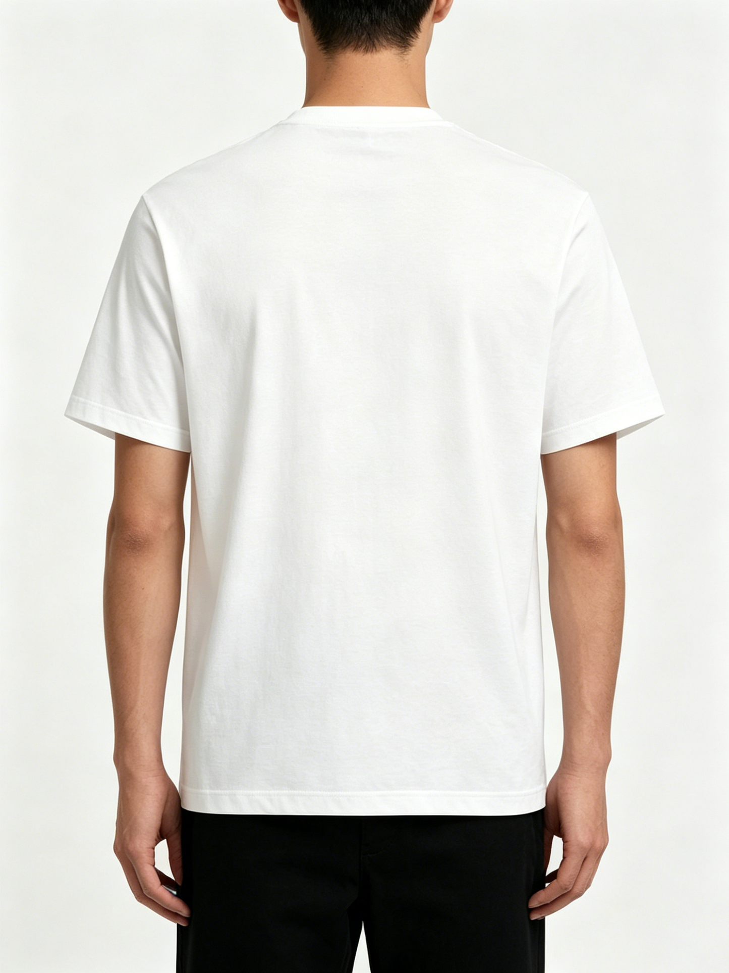 Okseek Men's Classic Crew Neck Short Sleeve T-Shirt, 100% Cotton Casual Basic Tee, Loose Fit Everyday Top for Summer