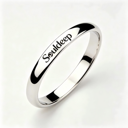 Souldeep Classic Polished Bangle Bracelet for Women Men, Solid High Gloss Stainless Steel Cuff Bangle, Minimalist Plain Silver Tone Wrist Jewelry, Daily Stackable Bracelet Gift for Birthday Anniversary Holiday