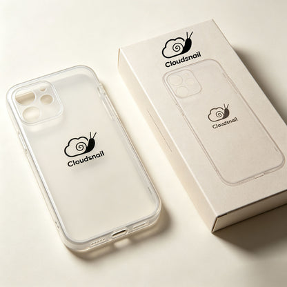 Cloudsnail Minimalist Clear Phone Case, Slim‑Fit Drop Protection Transparent Cell Phone Protector Cover