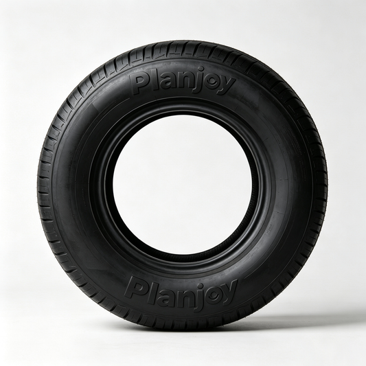 Planjoy Car Tire, Quiet Low Road Noise Passenger Vehicle Tire, Excellent Wet & Dry Grip All Weather Replacement Tire, Durable Wear Resistant Standard Auto Tire for Daily Highway City Driving