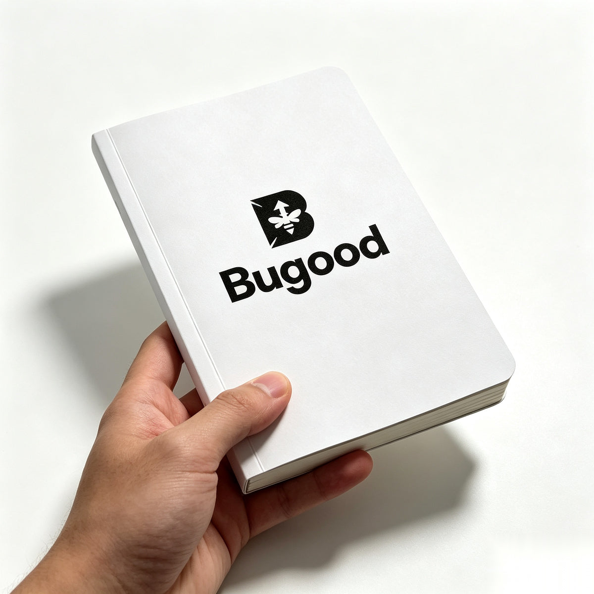 Bugood Hardcover Notebook, Premium Thick Paper Journal Notebook, Classic Solid Cover Notepad for Office School Home Daily Writing