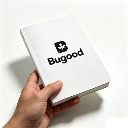 Bugood Hardcover Notebook, Premium Thick Paper Journal Notebook, Classic Solid Cover Notepad for Office School Home Daily Writing