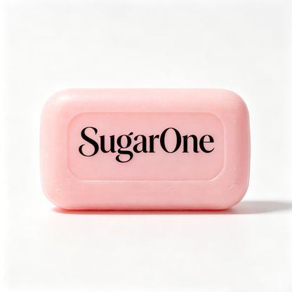 SugarOne Perfumed Bar Soap, Gentle Moisturizing Cleansing Bar for Body & Face, Long-Lasting Sweet Scent, 3 Bar