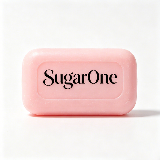 SugarOne Perfumed Bar Soap, Gentle Moisturizing Cleansing Bar for Body & Face, Long-Lasting Sweet Scent, 3 Bar