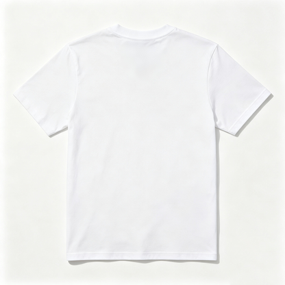 Mythtiger Men's Short Sleeve Crew Neck T-Shirt, Solid White Basic Casual Tee, Soft Breathable Cotton T Shirt for Daily Wear Outdoor Activities