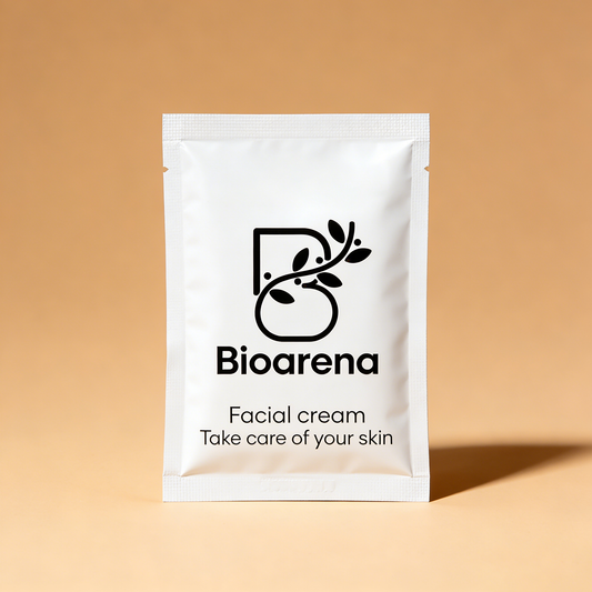 B Bioarena Hydrating Facial Cream, Deep Moisturizing & Nourishing Face Moisturizer for All Skin Types, Anti-Aging, Soothing Sensitive Skin, Travel Size Single-Use Sachets