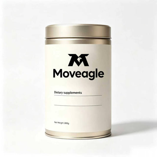 Moveagle Dietary Supplements 300g, Premium Chewable Supplement Tablets, Daily Nutritional Support for Adults, Easy to Store Metal Canister Package