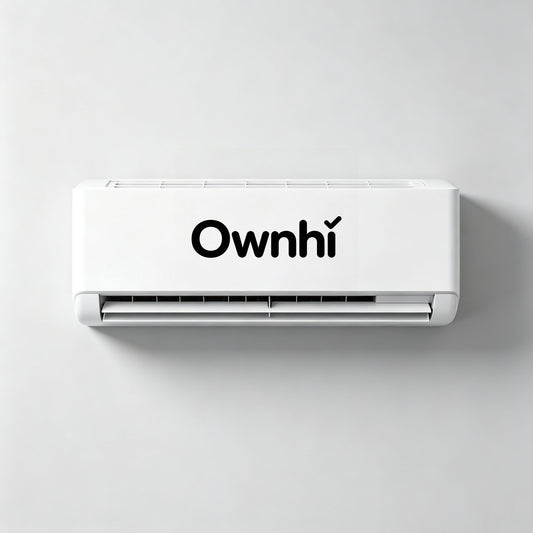 Ownhi Wall Mounted Split Air Conditioner, Energy Saving Inverter AC Unit with Ultra Quiet Operation, Cooling & Heating Function for Bedroom Apartment Home Indoor Use
