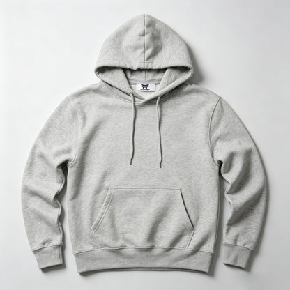 Waveagle Pullover Hoodie, Light Fleece Casual Long‑Sleeve Sweatshirt with Front Kangaroo Pocket for Men