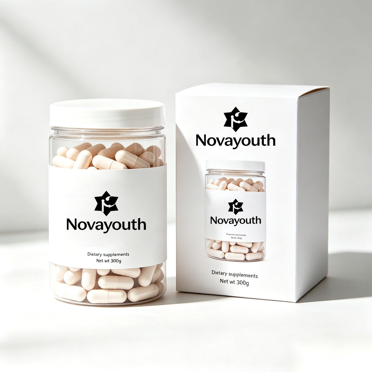 Novayouth Dietary Supplement Capsules, Daily Nutritional Wellness Support, Adult Health Care Supplement for Men and Women