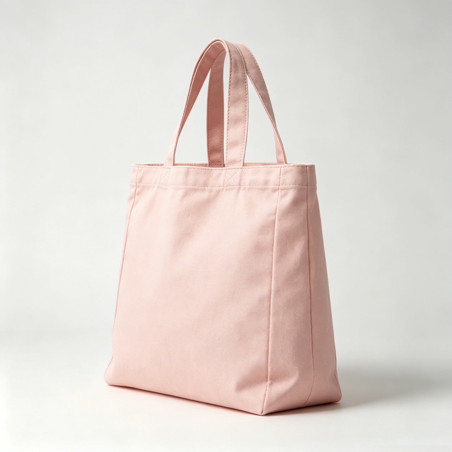 【Areart Handbags for ladies】—— Minimalist Pink Canvas Tote Bag for Daily Styling