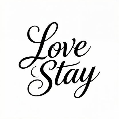 Love Stay Ribbed Crew Socks for Women, Soft Warm Mid Calf Socks, Casual Knit Socks with Leather Label