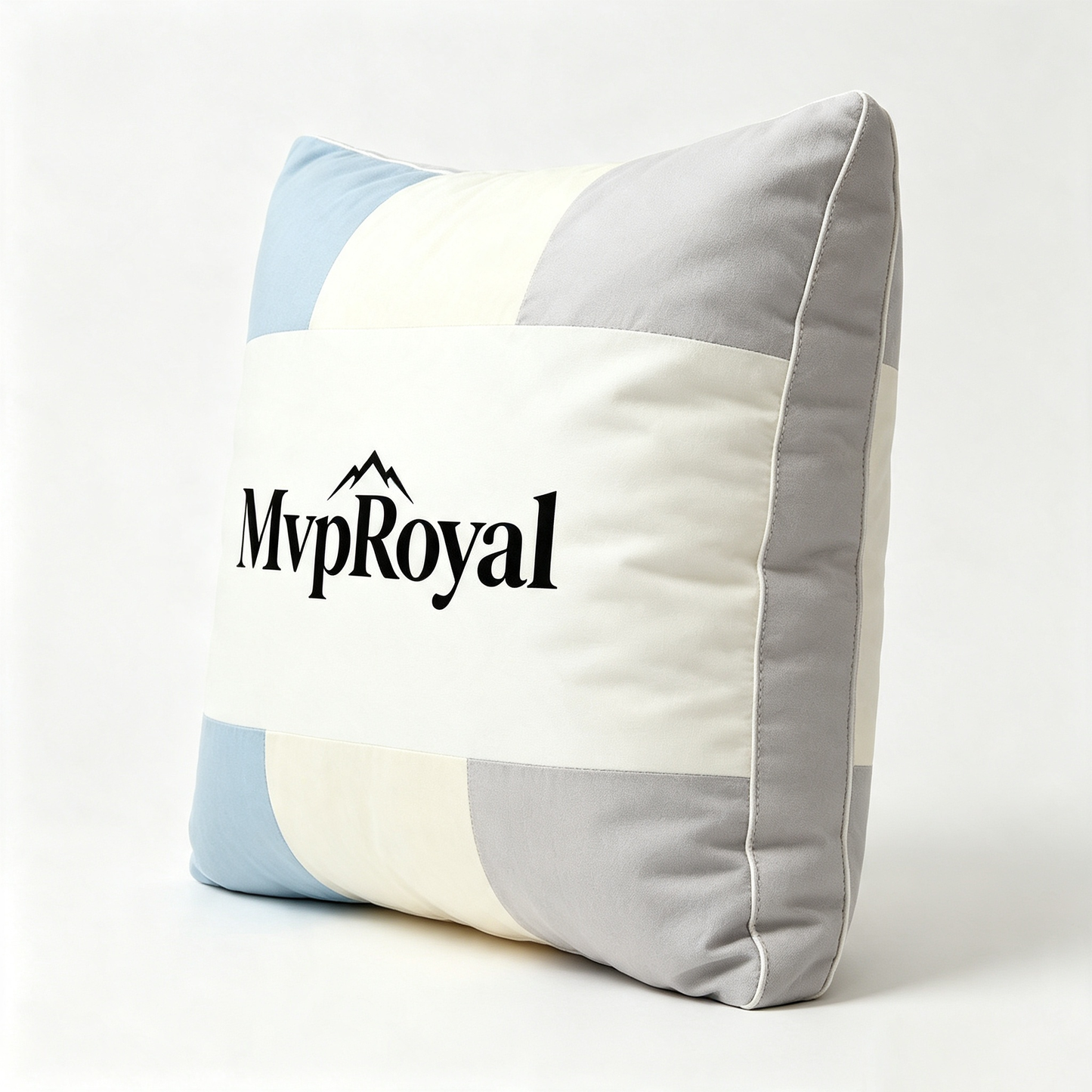 MvpRoyal Patchwork Square Throw Pillow Soft Decorative Cushion for Sofa Couch Bed, Vacuum Compressed Packaging