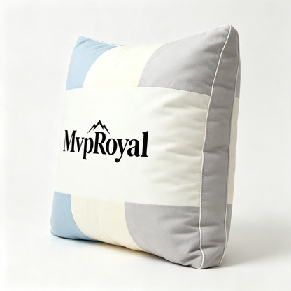 MvpRoyal Patchwork Square Throw Pillow Soft Decorative Cushion for Sofa Couch Bed, Vacuum Compressed Packaging
