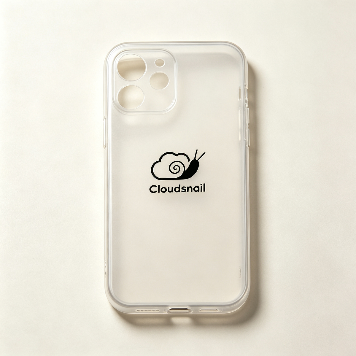 Cloudsnail Minimalist Clear Phone Case, Slim‑Fit Drop Protection Transparent Cell Phone Protector Cover