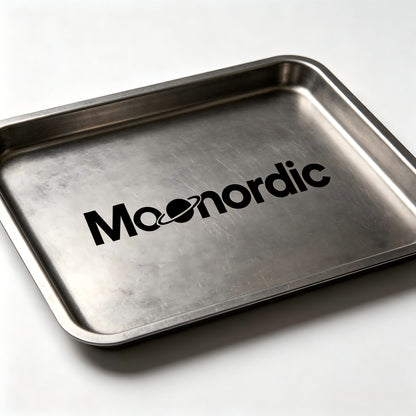 Moonordic Nordic Style Non-Metal Serving Tray, Rectangular Household Storage Tray, Waterproof Non-Slip Tray for Coffee, Snack, Entryway & Desktop Organizer