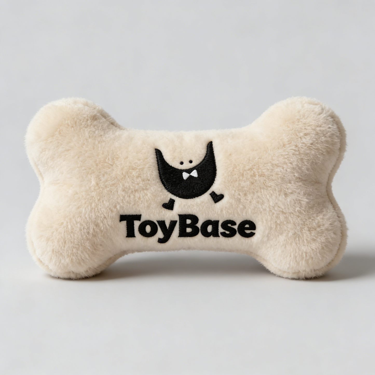 ToyBase Plush Squeaky Dog Bone Toy, Soft Stuffed Chew Toy for Puppies & Small/Medium Dogs, Interactive Fetch Toy for Teething, Boredom Relief & Indoor/Outdoor Play