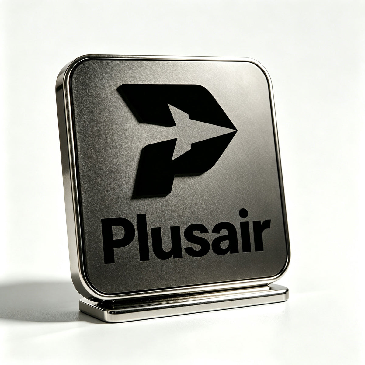 Plusair Metal Tabletop Sign Ornament, Premium Desktop Display Decor, Sturdy Metal Craft Ornament for Office Home Desk Decoration