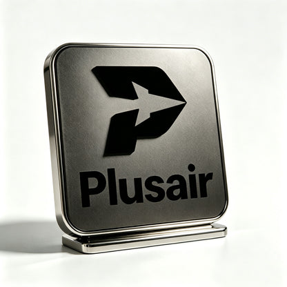 Plusair Metal Tabletop Sign Ornament, Premium Desktop Display Decor, Sturdy Metal Craft Ornament for Office Home Desk Decoration