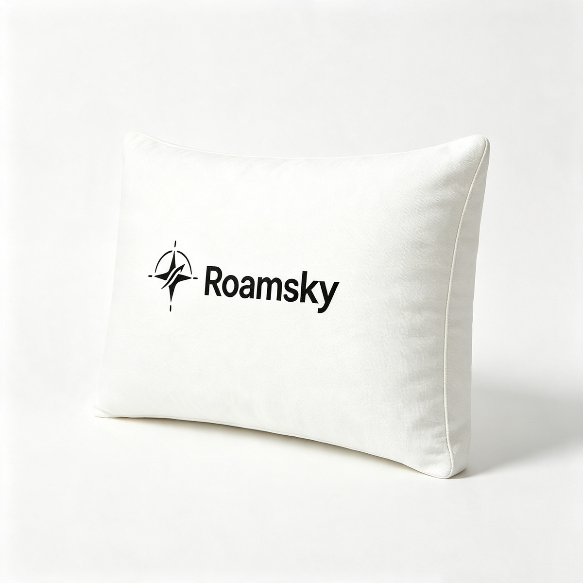 Roamsky Luxury Support Bed Pillow, Cooling Breathable Pillow Cover, Resilient Filling Pillow for Adult All‑Position Sleep