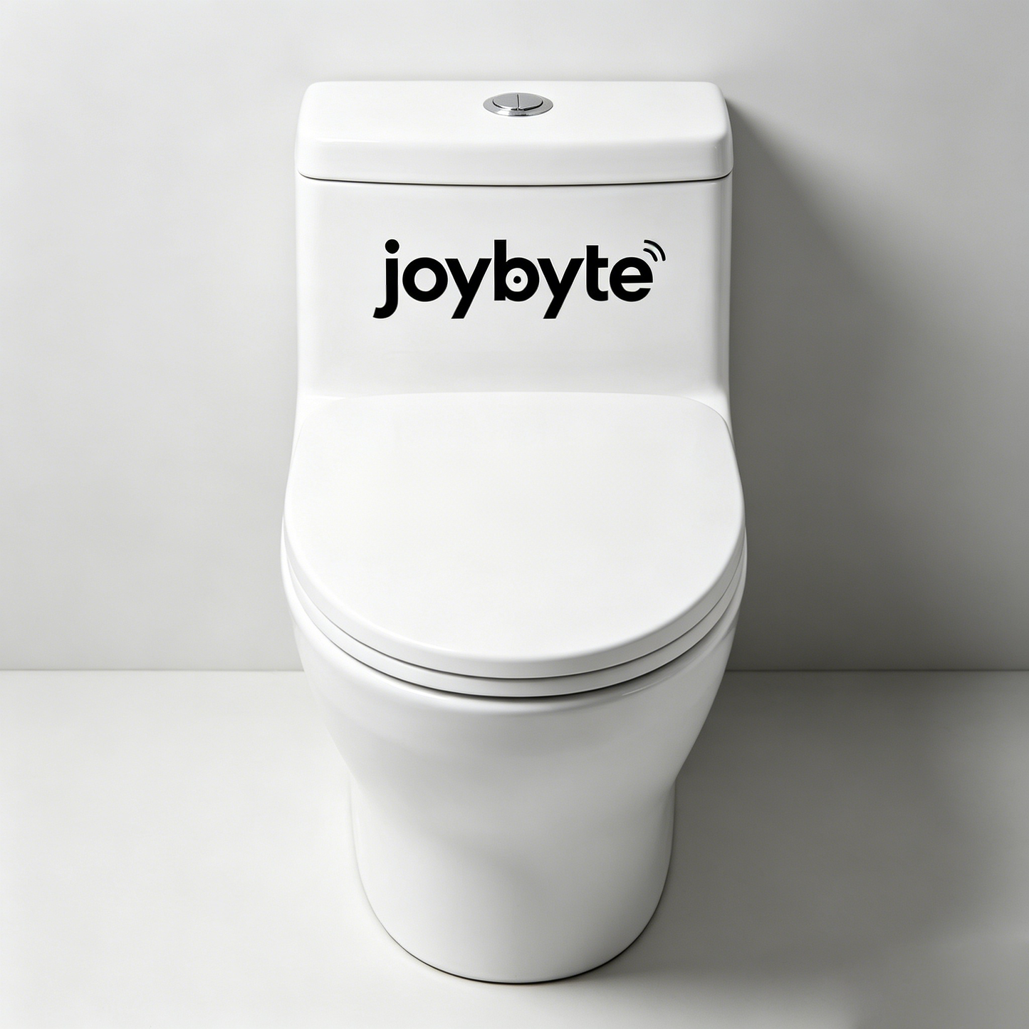 joybyte One-Piece Toilet Bowl, Elongated Comfort Height, High-Efficiency Dual Flush, Soft Close Seat, White Vitreous China for Bathroom