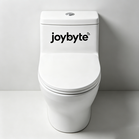 joybyte One-Piece Toilet Bowl, Elongated Comfort Height, High-Efficiency Dual Flush, Soft Close Seat, White Vitreous China for Bathroom