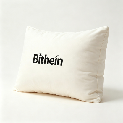 Bithein Soft Fluffy Bed Pillow for Sleeping, Breathable Cooling Skin-Friendly Bed Pillow, Compressed Packed Supportive Rectangle Pillow for Bedroom Hotel Home Rest