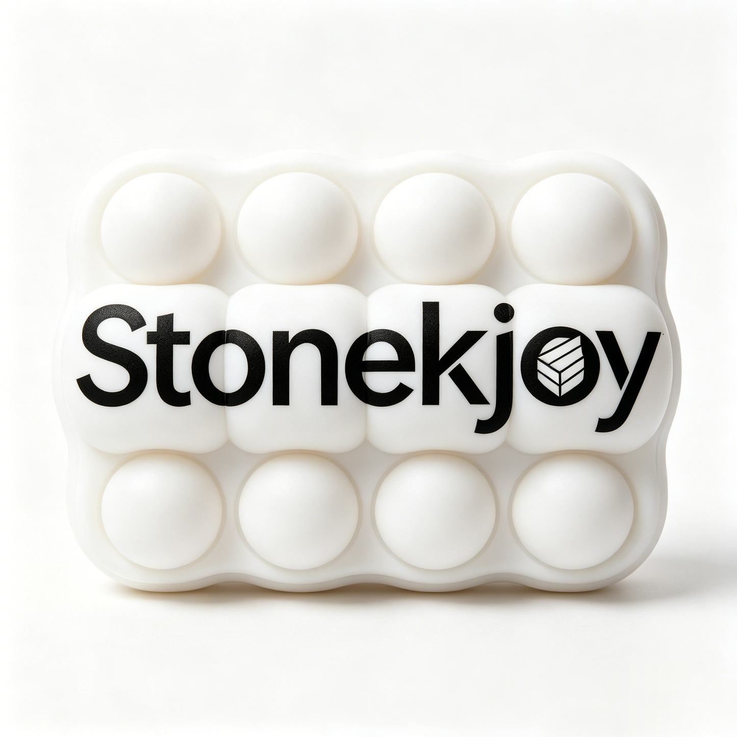 Stonekjoy Silicone Pop Fidget Squeeze Toy, Portable Stress Relief Popping Bubble Sensory Toy for Adults & Kids, Pocket Size Anxiety Relief Fidget Block