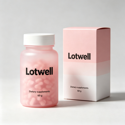 Lotwell Beauty Support Dietary Supplement Chews, Natural Gentle Daily Wellness Gummy Supplement for Women, Skin & Body Care Oral Chewable Vitamins