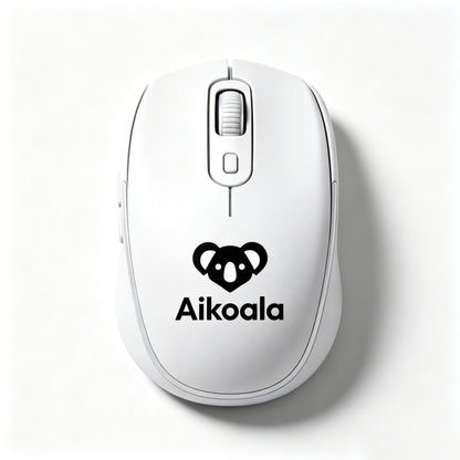 Aikoala Wireless Computer Mouse, Ergonomic Comfort Grip Wireless Mouse, Multi Button Cordless Mouse for Laptop Desktop PC Office Home Daily Use