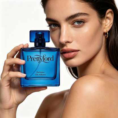 Prettylord Blue Eau de Toilette for Women, Long Lasting Luxury Fragrance, Fresh Ocean Scent Daily Perfume for Dating & Daily Wear