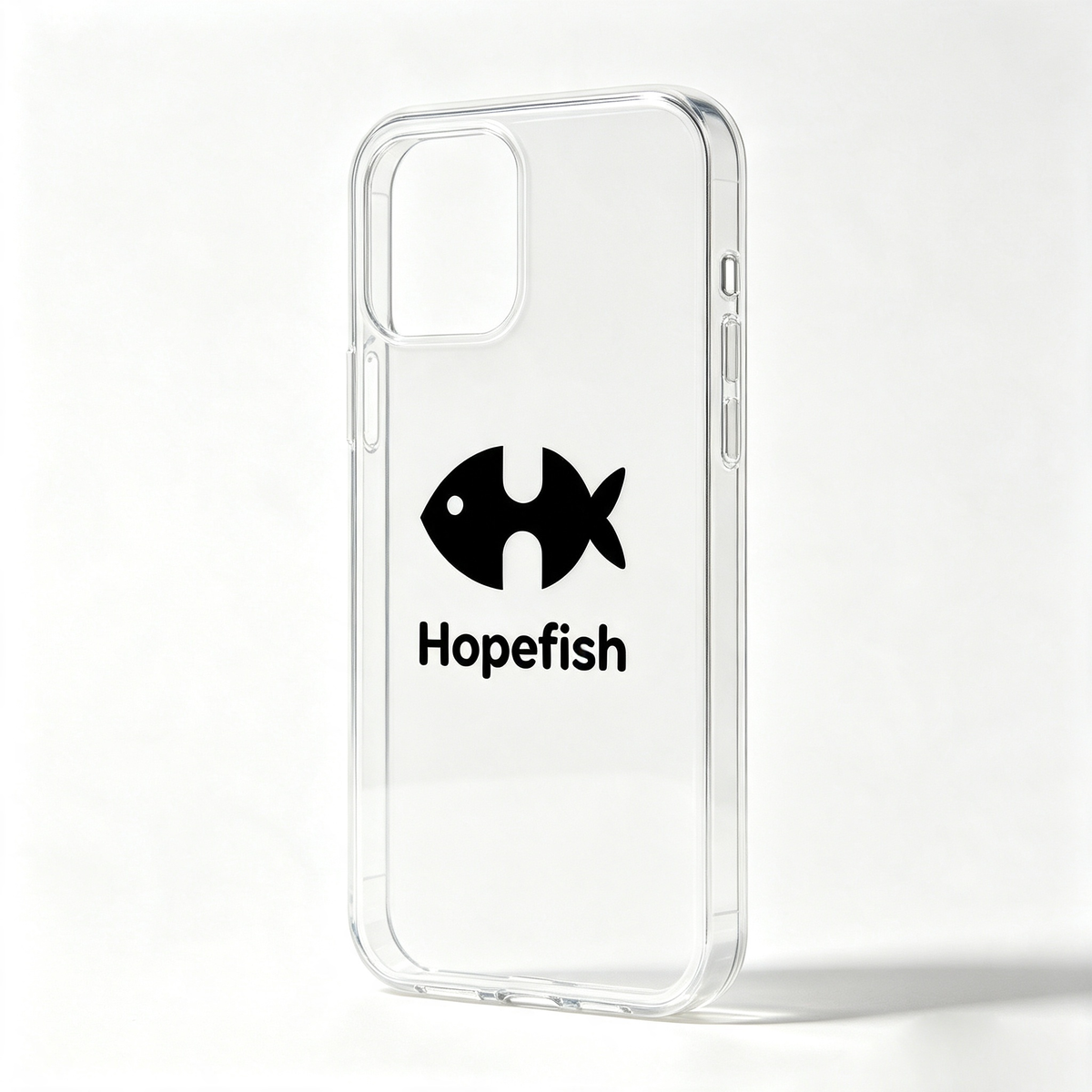 Hopefish Clear Shockproof Mobile Phone Case, Thin Light‑Weight Transparent Protective Case