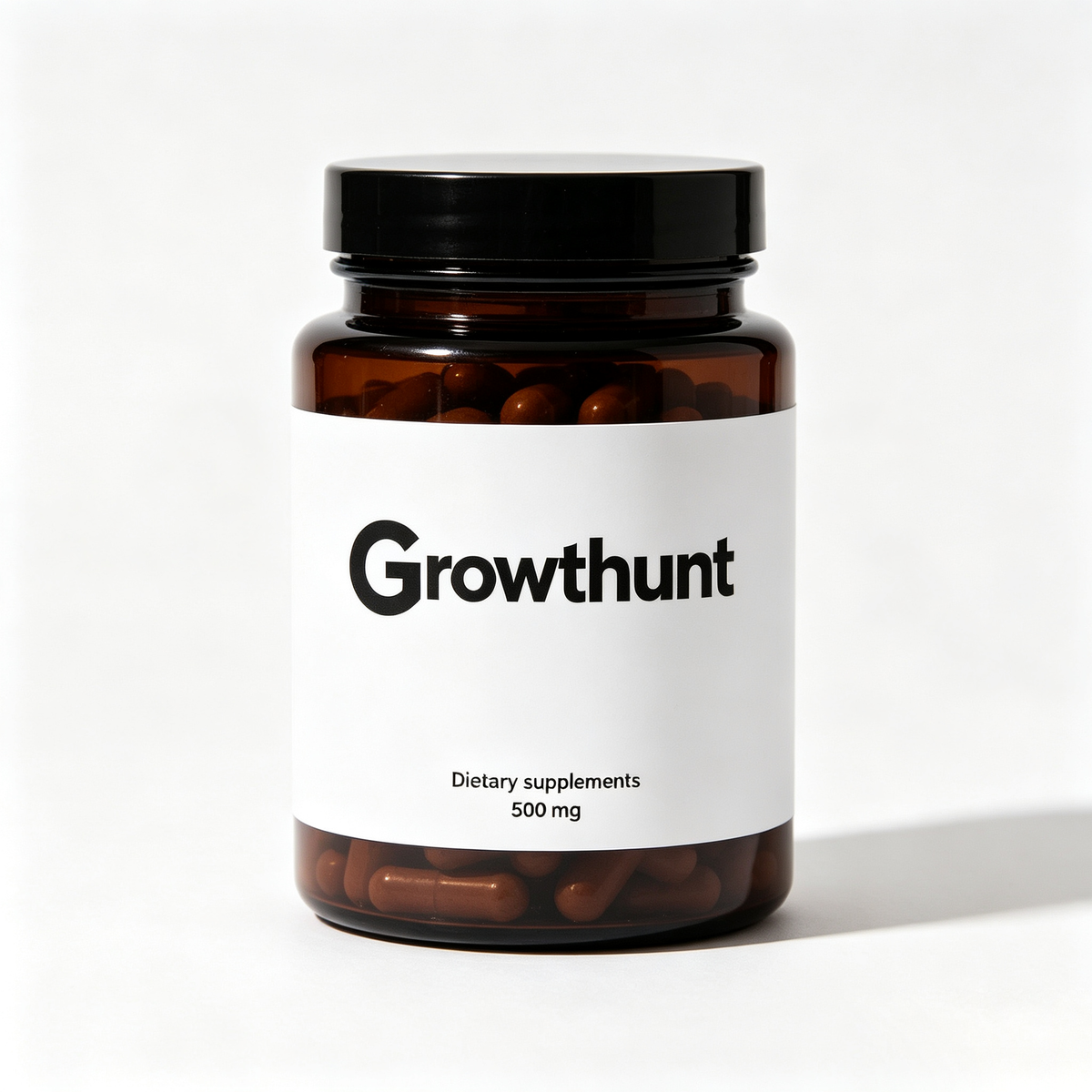 Growthunt Dietary Supplements Capsules 500mg, Daily Nutritional Support Supplement for Men & Women, Easy-to-Swallow Oral Capsules for Everyday Wellness