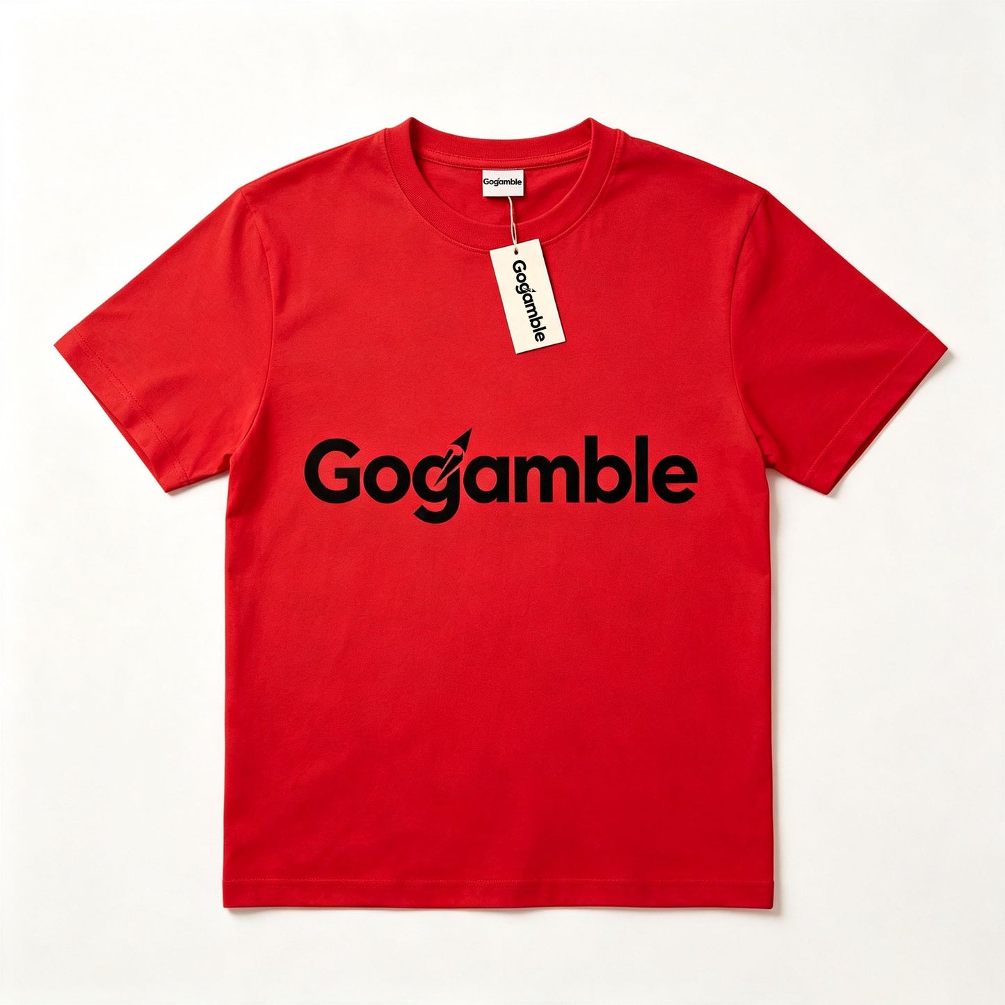 Gogamble Cotton Graphic T-Shirt, Loose Oversized Short Sleeve Casual Basic Tee, Breathable Soft Summer Streetwear Top