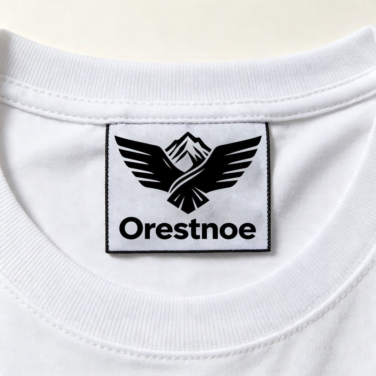 Orestnoe Unisex Classic Crew Neck Short‑Sleeve T‑Shirt, Soft Cotton Casual Plain White Everyday Tee