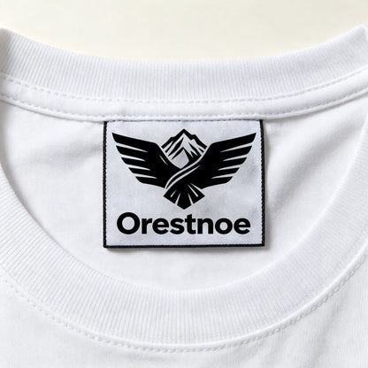 Orestnoe Unisex Classic Crew Neck Short‑Sleeve T‑Shirt, Soft Cotton Casual Plain White Everyday Tee