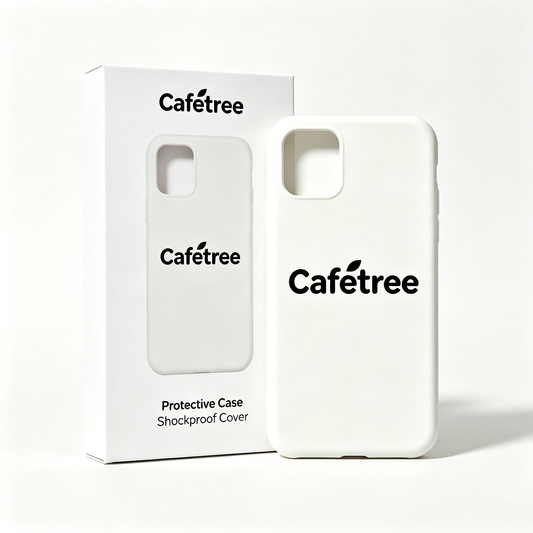 Cafetree Silicone Phone Case, Shockproof Protective Cover, Slim Soft Anti-Slip Case for Smartphone