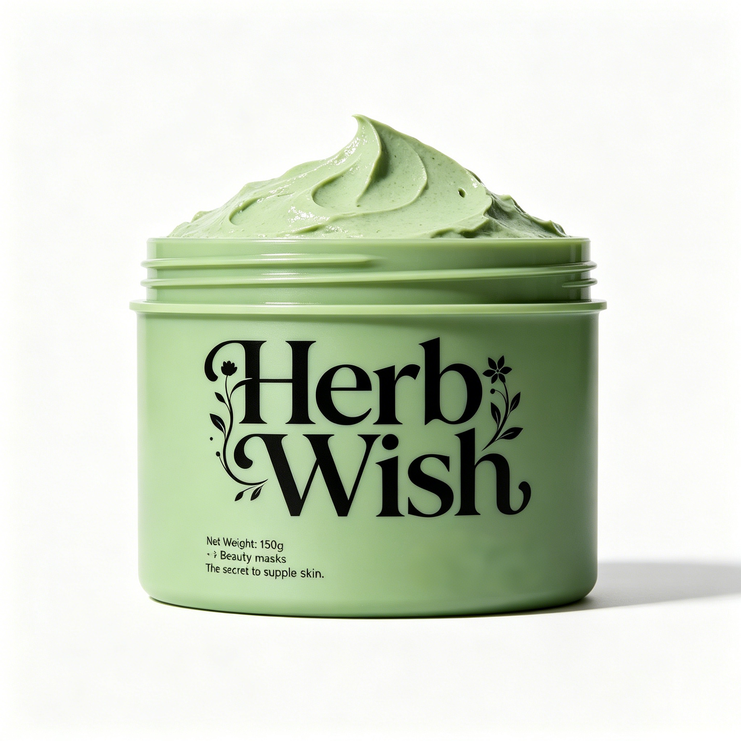 Herb Wish Hydrating & Purifying Herbal Beauty Mask, Deep Cleansing & Moisturizing Face Mask for All Skin Types