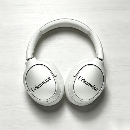 Urbanwise Bluetooth Over-Ear Headphones, Wireless Noise Isolation Headset with Soft Ear Pads, Long Playtime for Travel, Work & Gaming