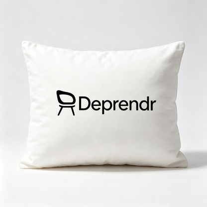 Deprendr Pillow, Soft Square Accent Cushion for Couch Sofa Bed Bedroom, Compressed Packaged, Fluffy Supportive Home Decor Pillow