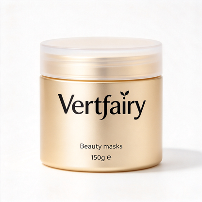Vertfairy Beauty Mask, Anti-Aging & Radiance Boosting Facial Mask, Luxurious Gold Cream Mask for At-Home Spa Skincare 150g