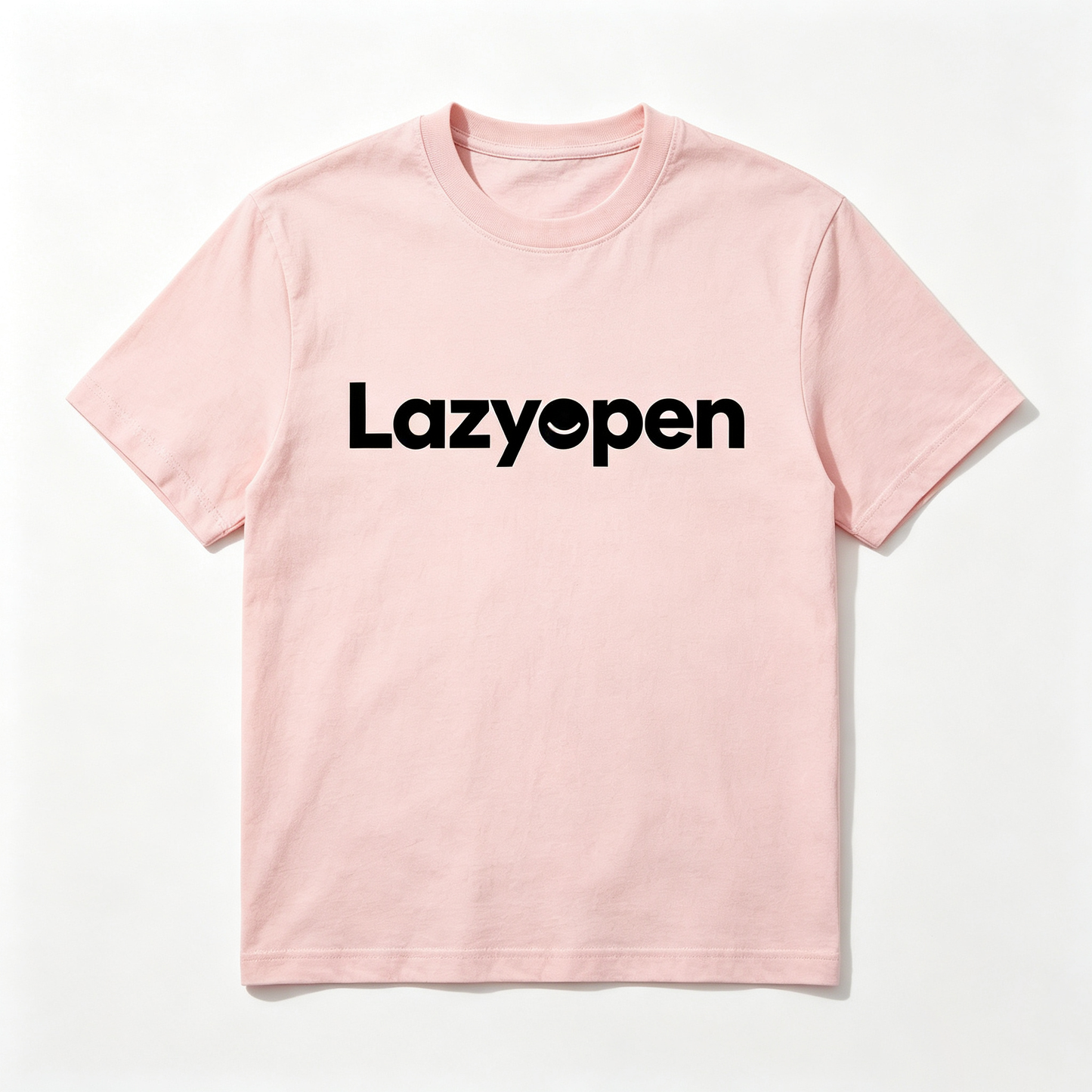 Lazyopen Women’s Casual Short Sleeve T-Shirt, Soft 100% Cotton Crew Neck Basic Tee, Loose Fit Minimalist Graphic Summer Top for Daily Streetwear