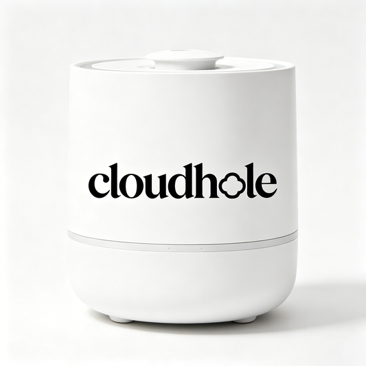Cloudhole Cool Mist Humidifier, 2.5L Ultrasonic Humidifier for Bedroom & Home, Quiet Air Humidifier with Auto Shut-Off, Ideal for Dry Skin, Plants & Baby Room
